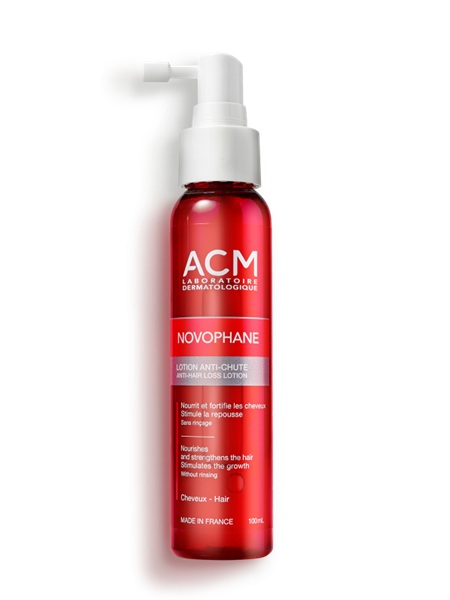 ACM Novophane Anti-Hair Loss Lotion<br>سپرای تایبەت بە ڕێگرتن لە هەڵوەرینی قژ